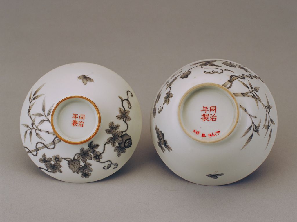 图片[4]-Ink colored melon covered bowl-China Archive